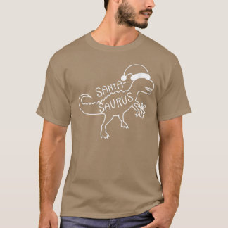 Santa Saurus Sauropods Weihnachten T-Shirt
