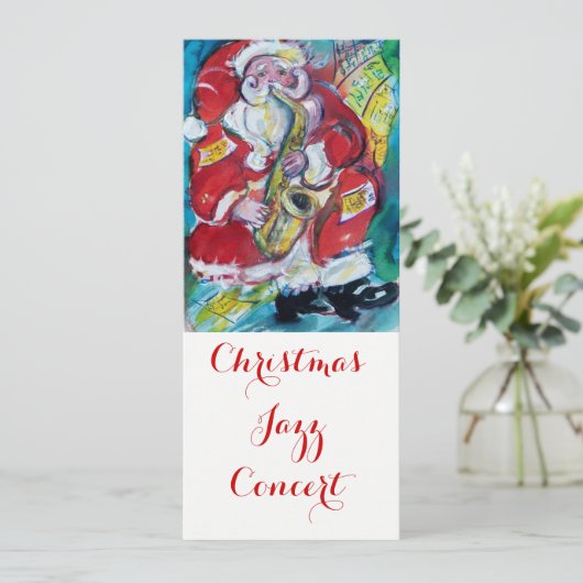 SANTA & SAX,CHRISTMAS JAZZ PARTY CONCERT PROGRAMM (Stehend Vorderseite)