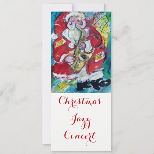 SANTA & SAX,CHRISTMAS JAZZ PARTY CONCERT PROGRAMM (Vorderseite)