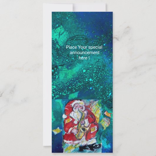 SANTA & SAX,CHRISTMAS JAZZ PARTY CONCERT PROGRAMM (Rückseite)