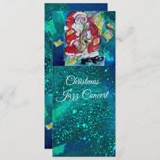 SANTA & SAX,CHRISTMAS JAZZ PARTY CONCERT PROGRAMM (Vorne/Hinten)