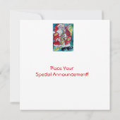 SANTA & SAX, CHRISTMAS-PARTY EINLADUNG (Rückseite)