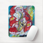 SANTA & SAX, CHRISTMAS-PARTY MOUSEPAD (Mit Mouse)