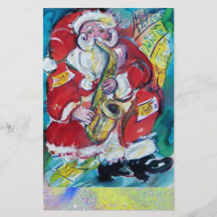 SANTA & SAX, MUSIK CHRISTMAS PARTY BRIEFPAPIER