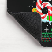 Santa Says 67 Christmas Ugly Sweater 6 7 Six Seven Mousepad (Ecke)