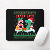 Santa Says 67 Christmas Ugly Sweater 6 7 Six Seven Mousepad (Mit Mouse)