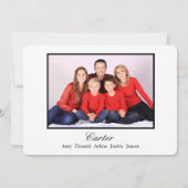 Santa says Merry Christmas - Personalize photo (Rückseite)