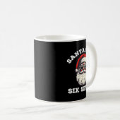 Santa Says Six Seven 67 Funny Christmas Gen Alpha  Kaffeetasse (VorderseiteRechts)