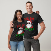 Santa Says Six Seven 67 Funny Meme Merry Xmas T-Shirt (Unisex)