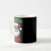 Santa Says Six Seven 6 7 Gen Z Alpha Meme Bruh Chr Kaffeetasse (Vorderseite Links)