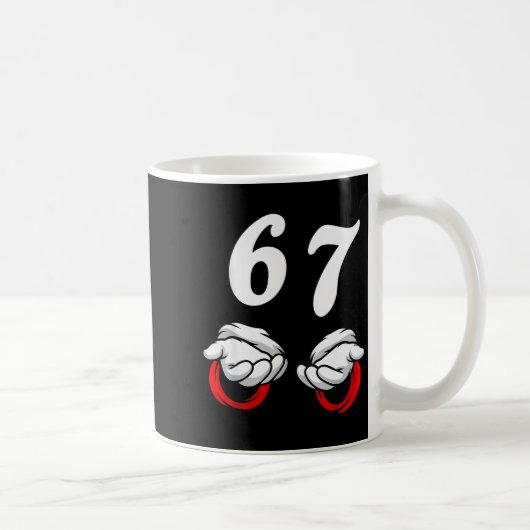 Santa Says Six Seven 6 7 Gen Z Alpha Meme Slang Ch Kaffeetasse (Rechts)