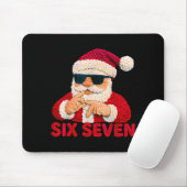 Santa Says Six Seven - 6 7 Meme Latch Hook Yarn Cr Mousepad (Mit Mouse)