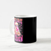 Santa Says Six Seven 6 7 Meme Santa Nk Bubble Chri Kaffeetasse (Vorderseite Links)