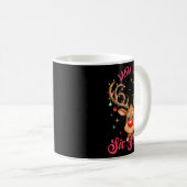Santa Says Six Seven Christmas, Reindeer 67 Six Se Kaffeetasse (VorderseiteRechts)