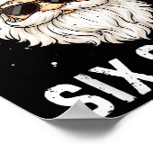 Santa Says Six Seven Meme Xmas 6 7 Christmas Boys Poster (Ecke)