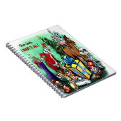 Santa Scene Notizblock (Rechte Seite)