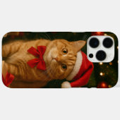 Santa-Schleifen-Katz-iPhone-16-Pro-Max-Hülle Case-Mate iPhone Hülle (Rückseite (Horizontal))