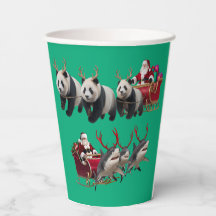 Santa-Schlitten-Weihnachtsfeier-Tassen