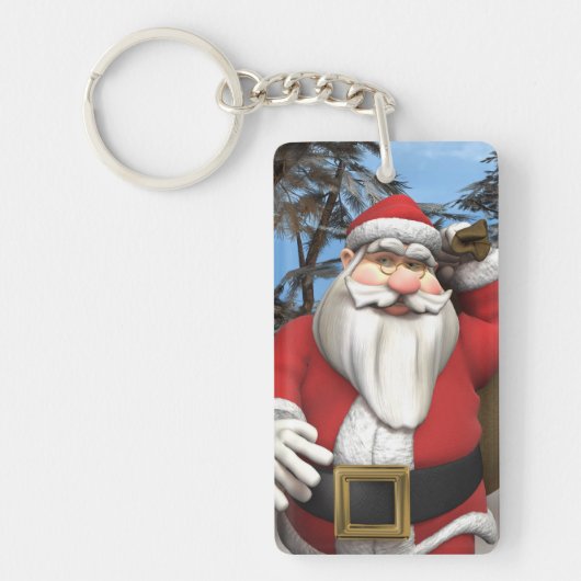 Santa Schlüsselanhänger (Vorderseite)