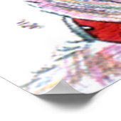 Santa Schnauzer Canvas Print Poster (Ecke)