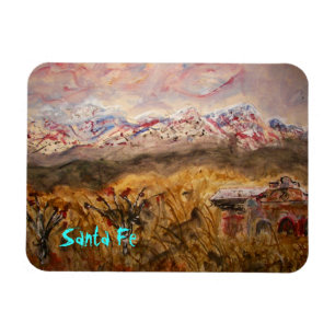 Santa-Schnee Magnet