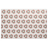 Santa-Schneeflocke Stoff (Yard (91,4 cm))