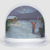 Santa schneekugeln (Vorderseite)