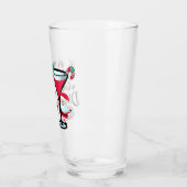 Santa Sees Sie trinken Funny Christmas Glas (Links)