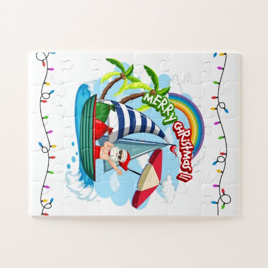 Santa segeln puzzle (Horizontal)