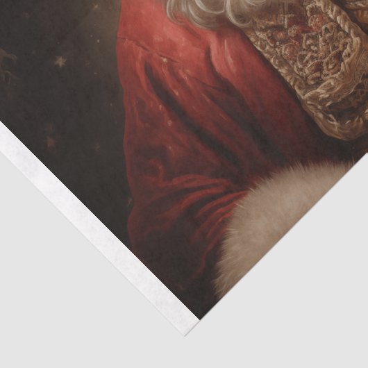 Santa Seidenpapier (Detail)