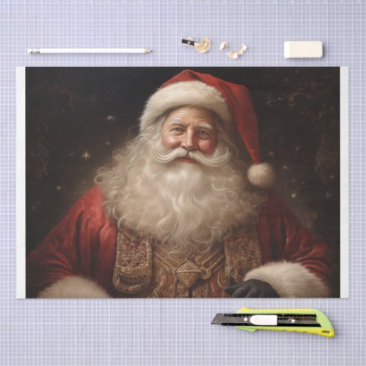 Santa Seidenpapier (Handwerk)