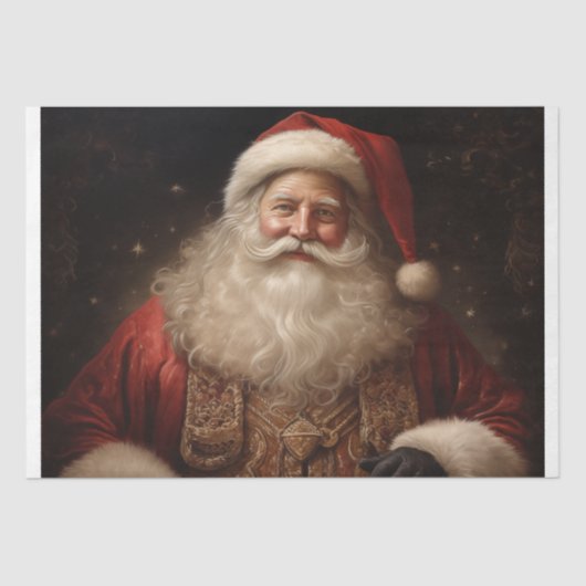 Santa Seidenpapier (Vorderseite)