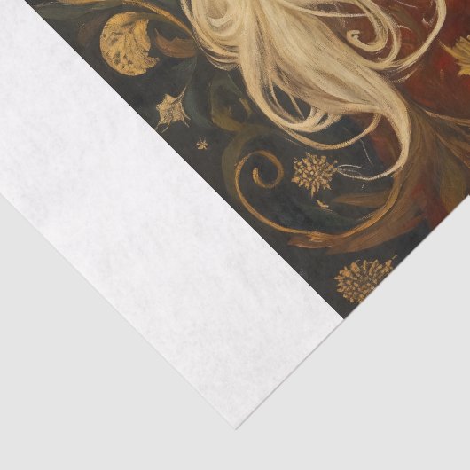 Santa Seidenpapier (Detail)