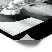 Santa Selfie With Reindeer Ufo Funny Xmas Men Wome Poster (Ecke)