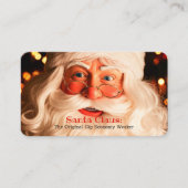 Santa Services Telefonnummerkarte (Vorderseite)