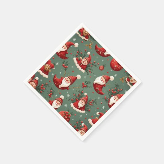 Santa Serviette (Ecke)