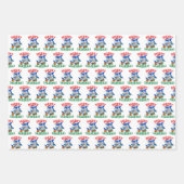 Santa Shark Gift Wrap | Merry Sharkmas Wrap Geschenkpapier Set (Vorderseite 3)