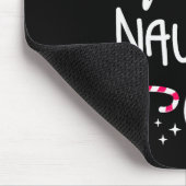 Santa She Is The Naughty One Couples Christmas Cut Mousepad (Ecke)