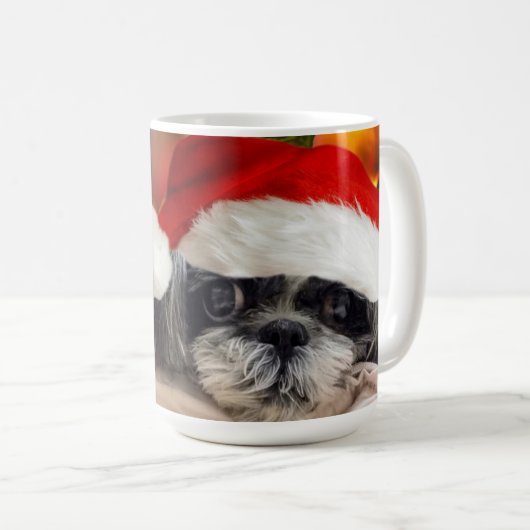 Santa Shih Tzu Tasse (VorderseiteRechts)