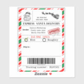 Santa shipping label (Blatt)