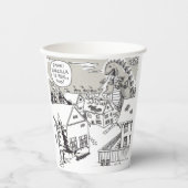 Santa Shock-Papierbecher Pappbecher (Vorderseite)