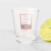 Santa Shot - Schnalle Schnapsglas (Rückseite)