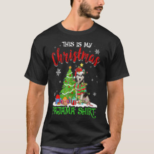 Santa Siberian Husky Hund Das ist mein Weihnachtsg T-Shirt