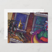 Santa Sighting Feiertagspostkarte (Vorne/Hinten)