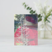 Santa Sighting Feiertagspostkarte (Stehend Vorderseite)