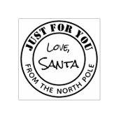 Santa Signature Rubber Briefmarke North Pole Mail  Gummistempel (Prägung)