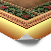 Santa Singing ~ Kinder spielen Weihnachtsmusik ~ Poster (Ecke)