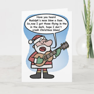 Santa singt den Blues  Karte
