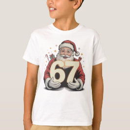 Santa Six Seven 6-7 Viral Meme Christmas T-Shirt