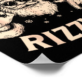 Santa Six Seven Meme 67 Hands Sign Rizz Skibidi Ri Poster (Ecke)